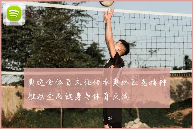 奥运会体育文化传承奥林匹克精神推动全民健身与体育交流